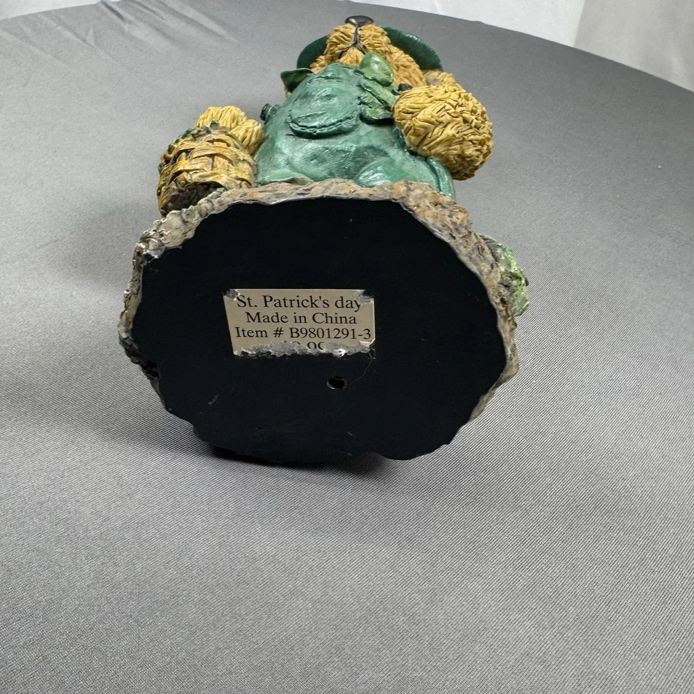 Vintage‎ Leprechaun St. Patrick's Day Resin Teddy